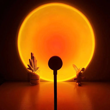 Solora™ LED Sunset Lamp – Golden Hour Mood Light Projector